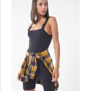 Buckle-strap romper